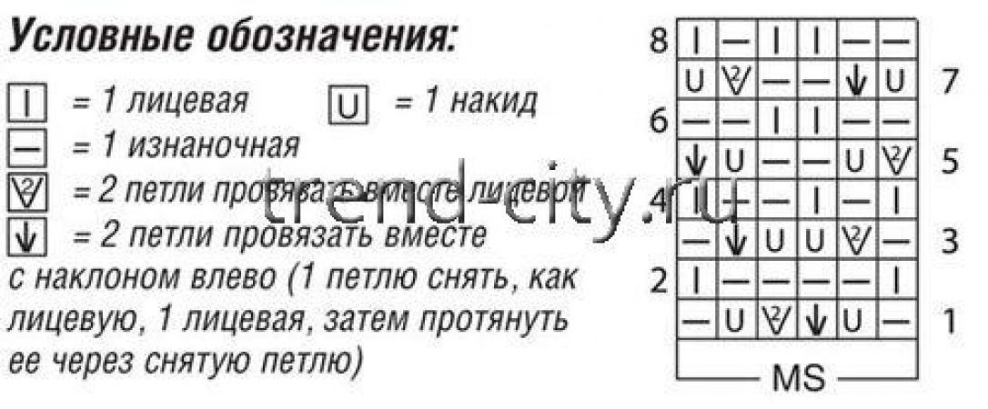 Топ спицами с вырезами на спине