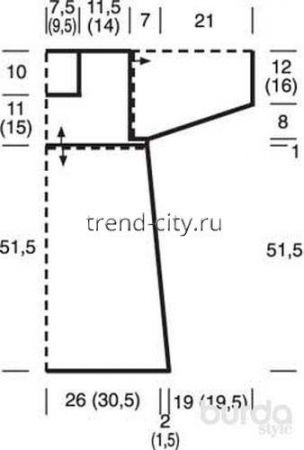 Розовая туника крючком, связанная крючком