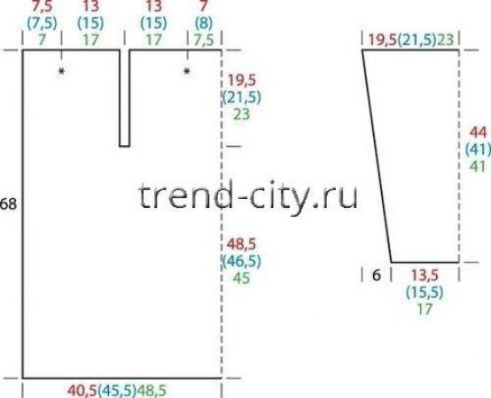 Черная ажурная кофта крючком