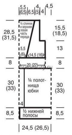 Бежевое платье крючком