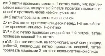 Ажурный узор спицами № 160
