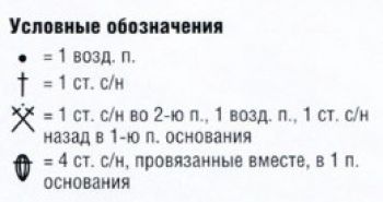 Ажурный узор крючком № 6589