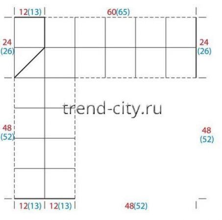 Белый пуловер крючком из мотивов