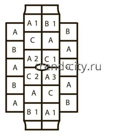 Пончо спицами с воротником гольф
