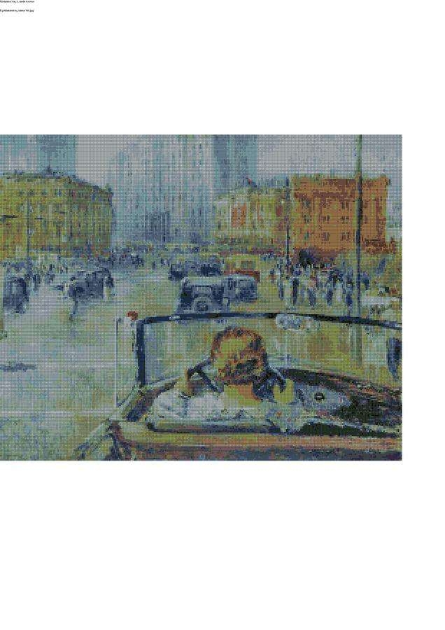 Схема вышивки бисером Новая Москва