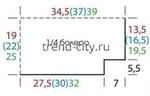 Болеро крючком с яркими цветами