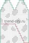 Варежки спицами с леопардовым рисунком