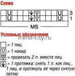Полосатый пуловер спицами в морском стиле