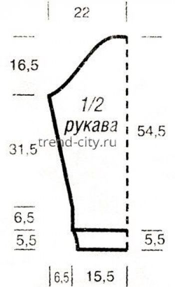 Удлиненный узорчатый кардиган спицами