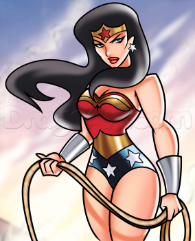 kak risovat wonder woman2482