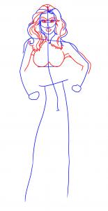 kak risovat wonder woman2482