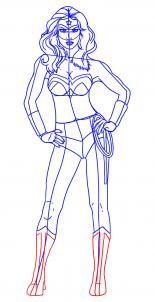 kak risovat wonder woman2482