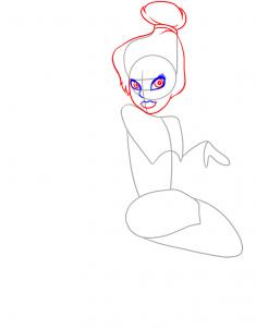 kak risovat goticheskiy tinkerbell0481