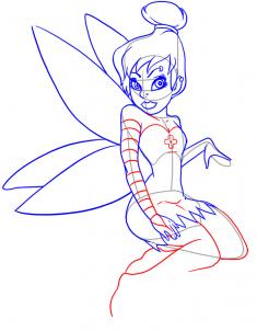 kak risovat goticheskiy tinkerbell0481
