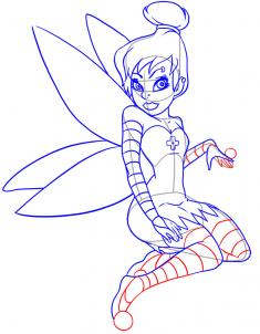 kak risovat goticheskiy tinkerbell0481