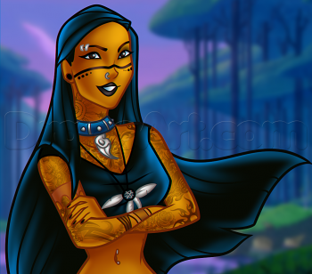 kak risovat got pokahontas0712
