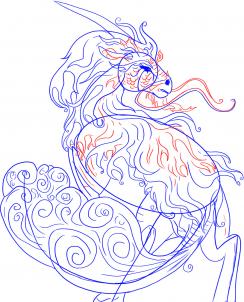 kak narisovat ogon kirin1610