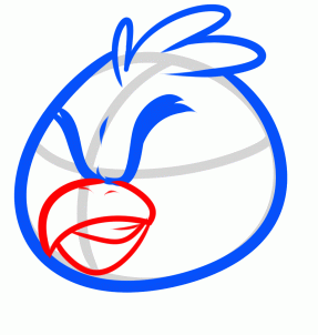 kak risovat krasnogo anime angry bird1900
