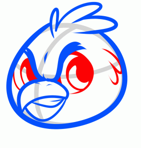 kak risovat krasnogo anime angry bird1900